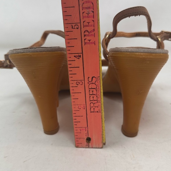 Vtg 70’s Be-Hi Famolare ITALY Wavy Wedge Sandals - Picture 13 of 13